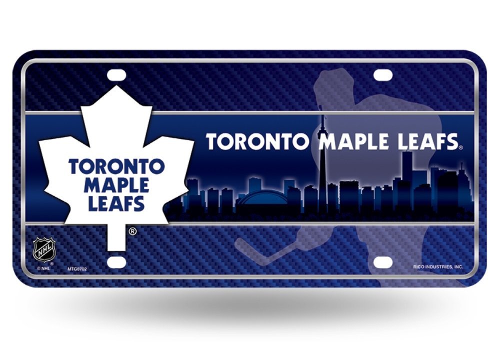 Toronto Maple Leafs Metal License Plate