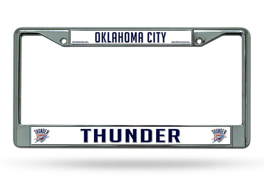 Oklahoma City Thunder Chrome License Plate Frame