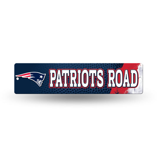 New England Patriots Plastic Street Sign