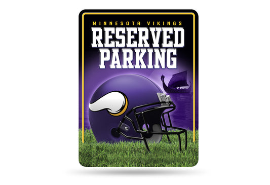 Minnesota Vikings Metal Parking Sign