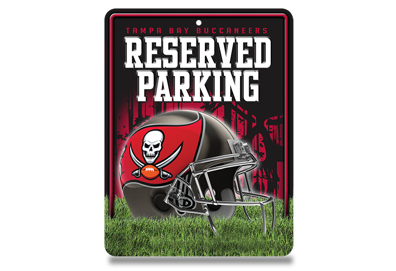 Tampa Bay Buccaneers Metal Parking Sign