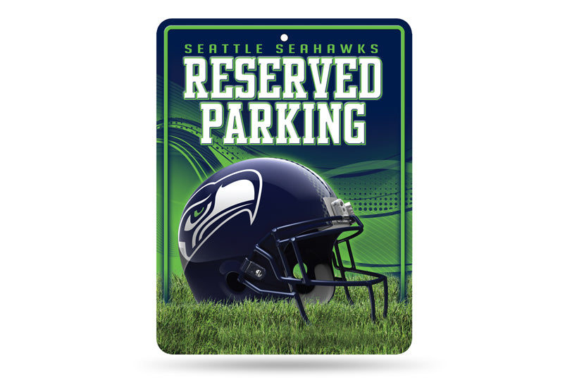 Seattle Seahawks Metal Parking Sign