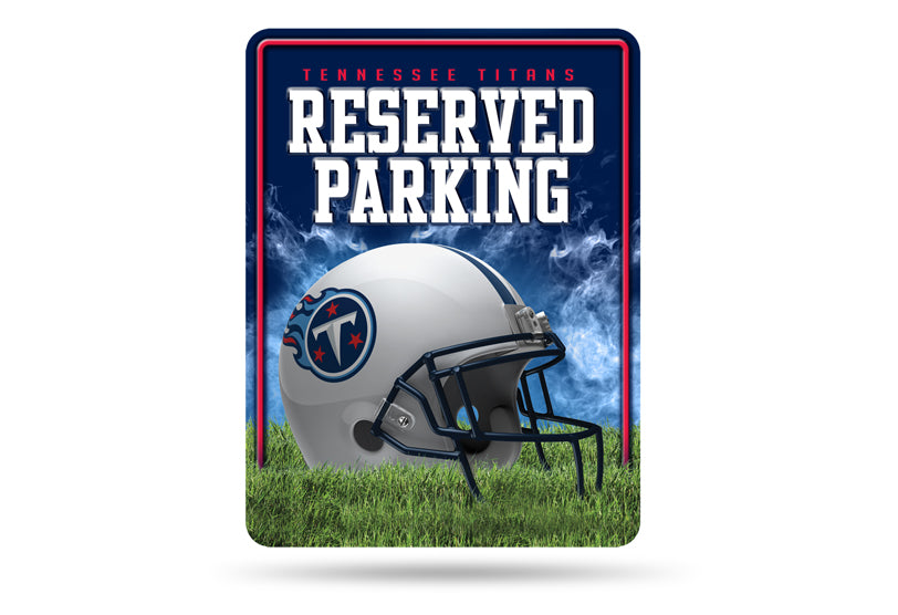 Tennessee Titans Metal Parking Sign