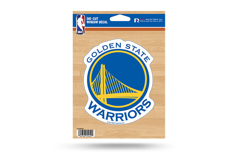 Golden State Warriors Die Cut Vinyl Decal