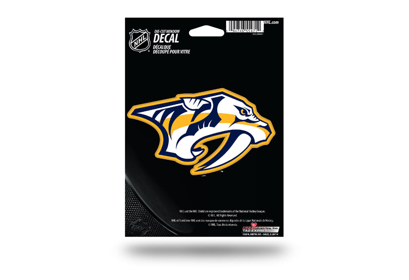 Nashville Predators Die Cut Vinyl Decal