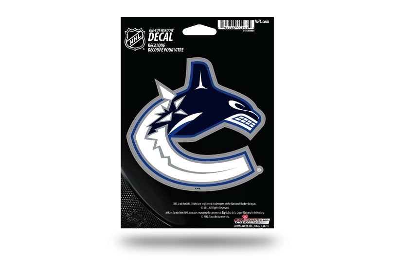 Vancouver Canucks Die Cut Vinyl Decal