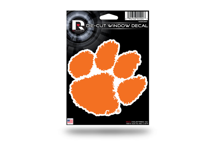 Clemson Tigers Die Cut Vinyl Decal