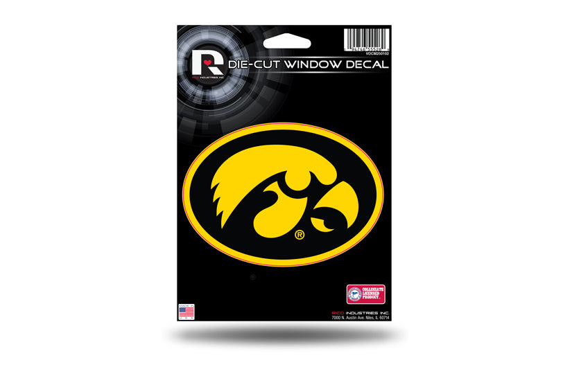 Iowa Hawkeyes Die Cut Vinyl Decal