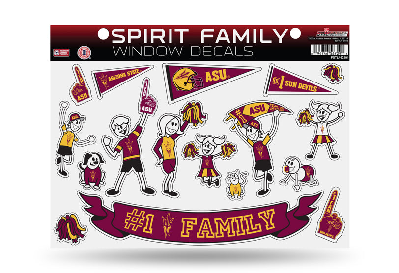 Arizona State Sun Devils Family Decal Set