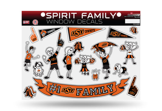 Oklahoma State Cowboys Family Decal Set