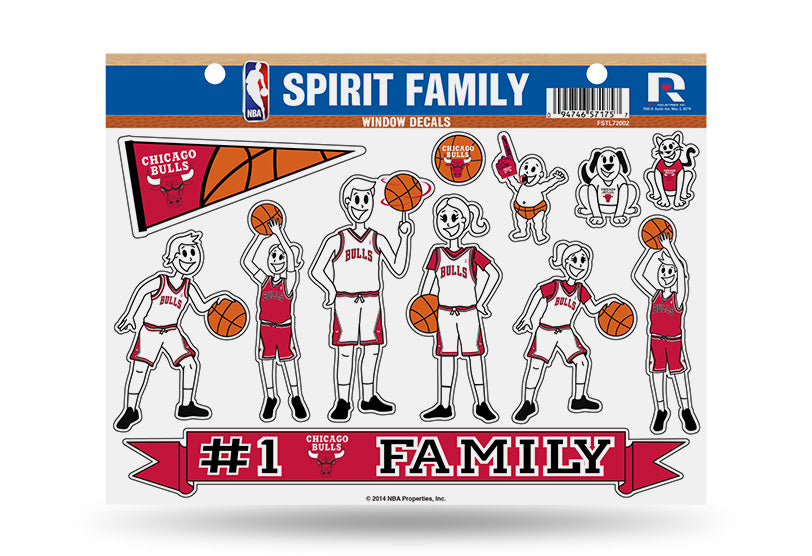 Chicago Bulls Family Decal Set