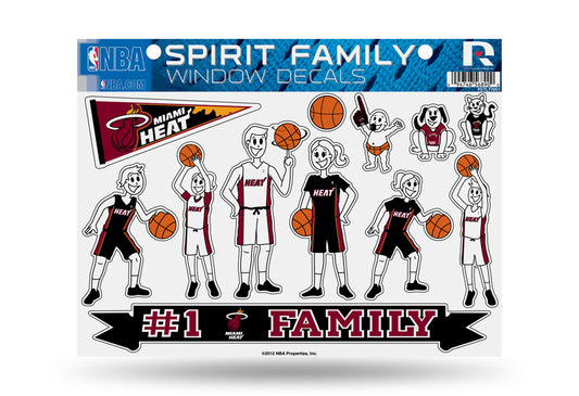 Miami Heat Family Decal Set