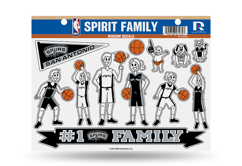 San Antonio Spurs Family Decal Set