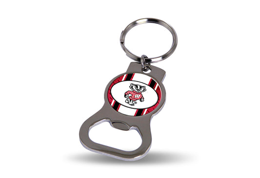 Wisconsin Badgers Key Chain And Bottle Opener