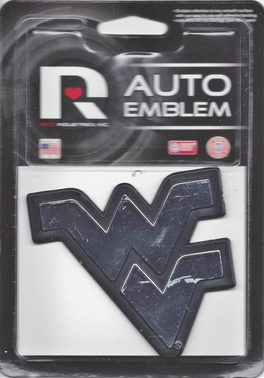 West Virginia NCAA Plastic Auto Emblem