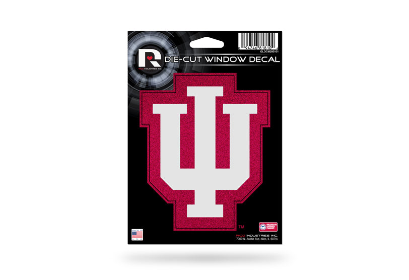 Indiana Hoosiers Glitter Die Cut Vinyl Decal