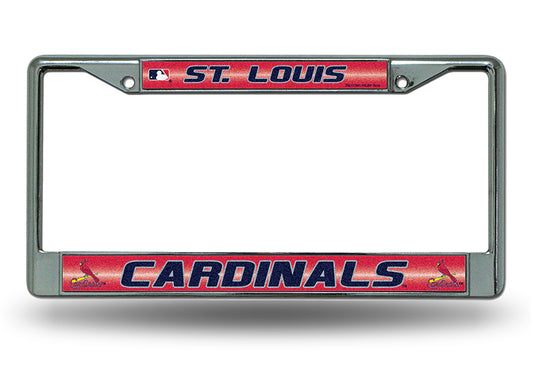 St. Louis Cardinals Glitter Chrome License Plate Frame