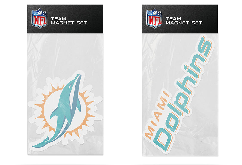 Miami Dolphins Team Magnet Set