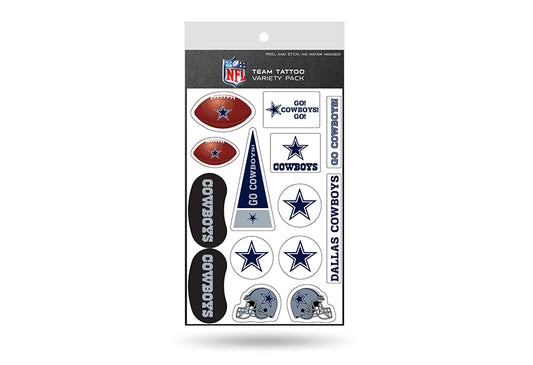 Dallas Cowboys Variety Pack Tattoo Set