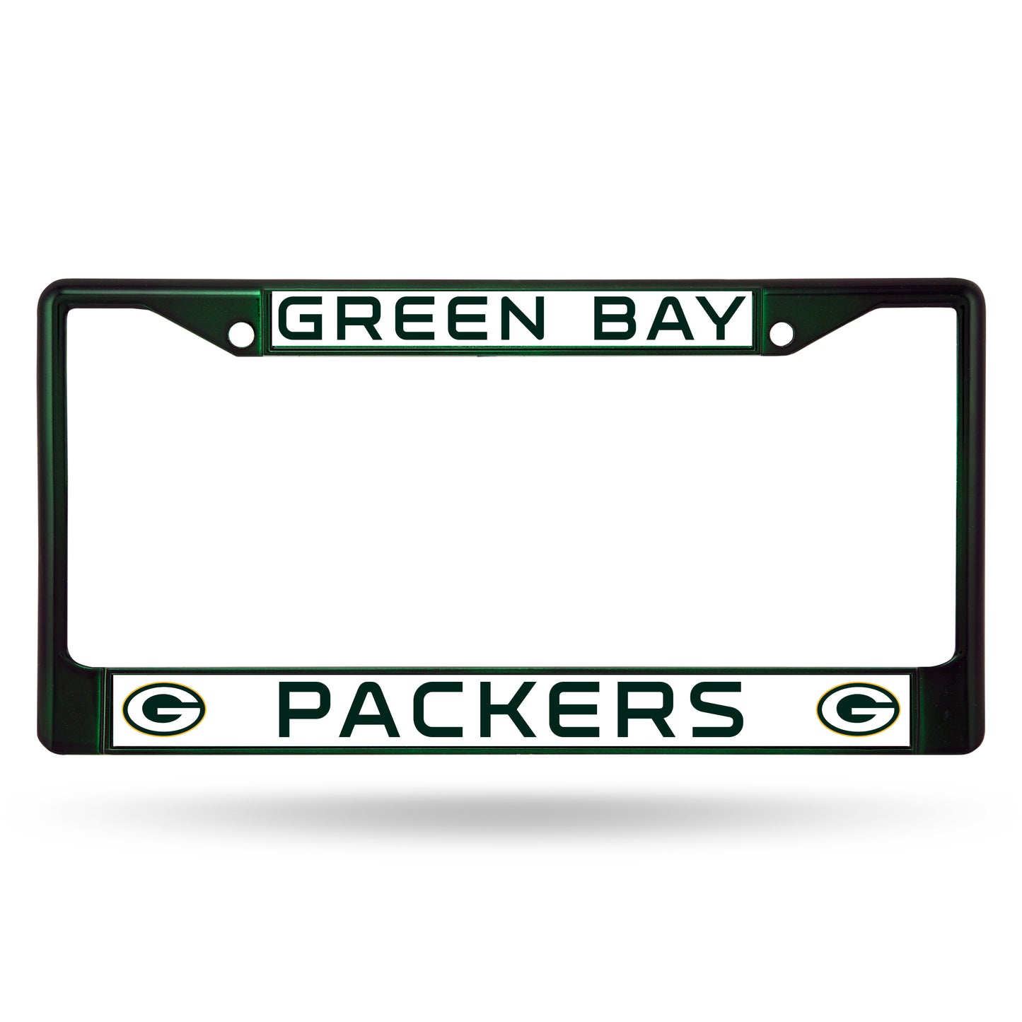 Green Bay Packers Anodized Green License Plate Frame