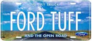 Ford Tuff License Plate