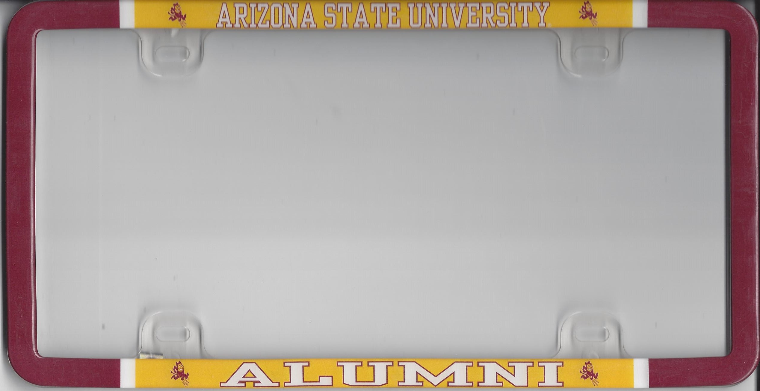 Arizona State Sun Devils Plastic Alumni Frame – Auto License Plates Frames