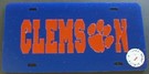 Clemson University Laser Team Plate