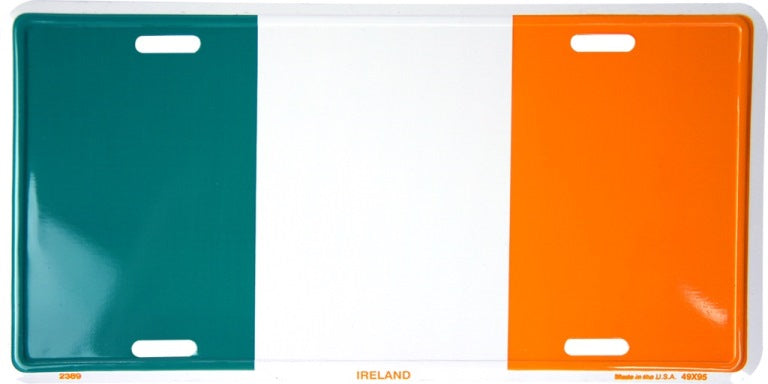 Ireland Flag License Plate