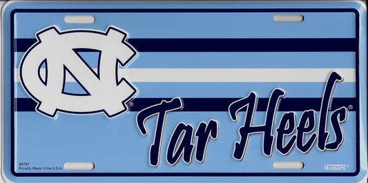 North Carolina Tar Heels Metal License Plate