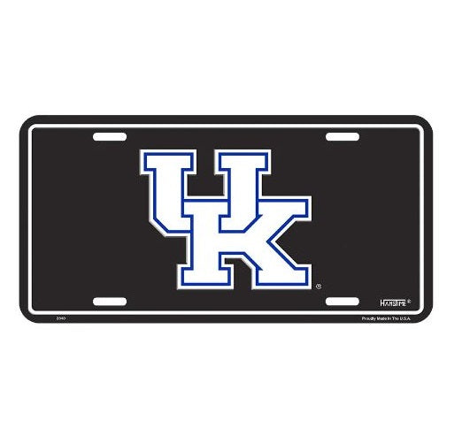 Kentucky Wildcats Metal License Plate