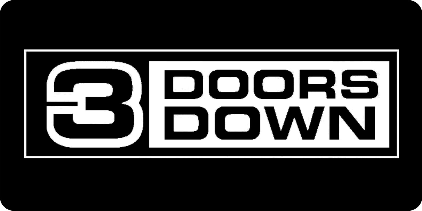 3 Doors Down License Plate