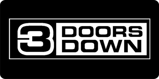 3 Doors Down License Plate