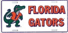 Florida Gators Metal License Plate