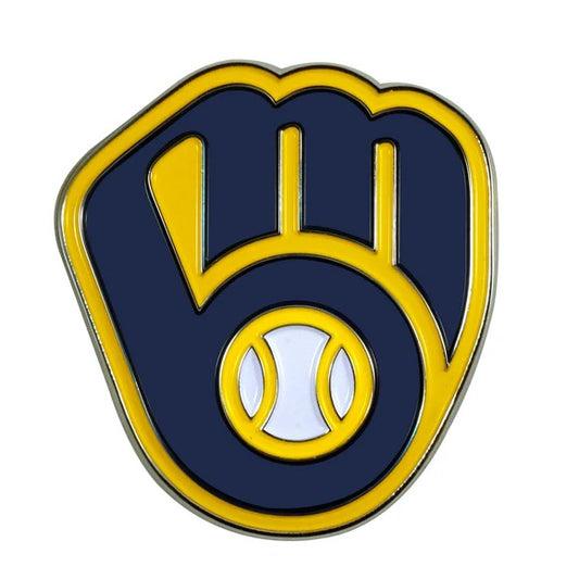 Milwaukee Brewers Full Color Metal Emblem