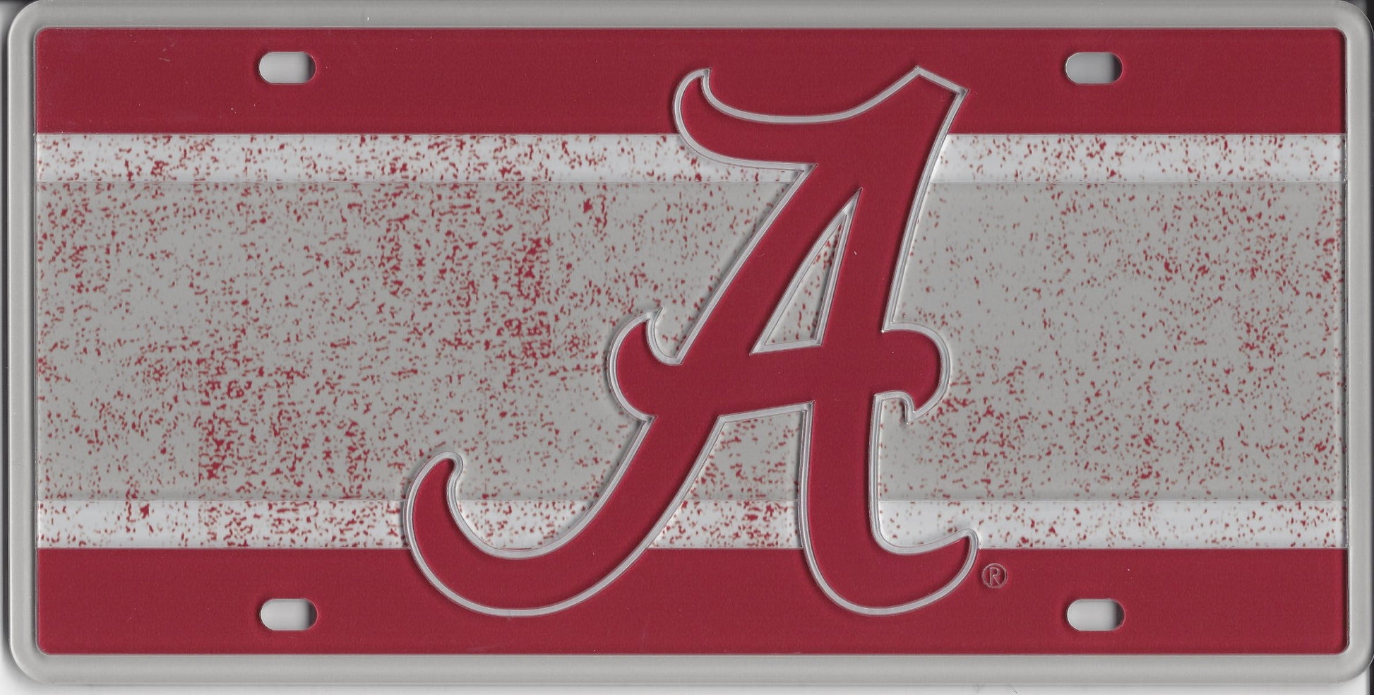 Alabama Crimson Tide Vintage Laser License Plate