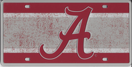 Alabama Crimson Tide Vintage Laser License Plate