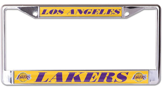 Los Angeles Lakers Laser Chrome License Plate Frame