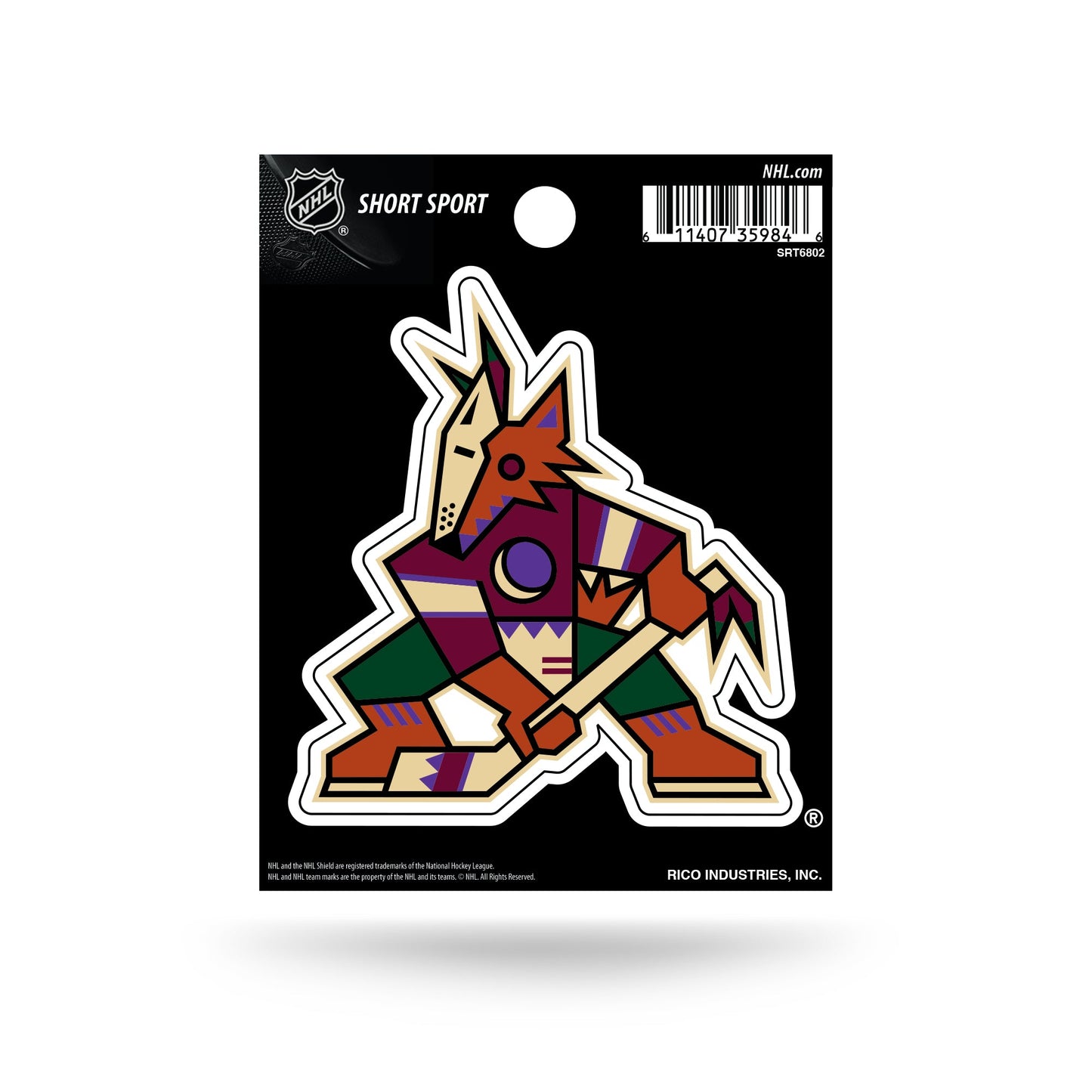 Phoenix Coyotes Short Sport Decal