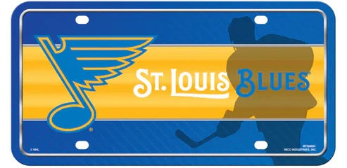 St. Louis Blues Metal License Plate