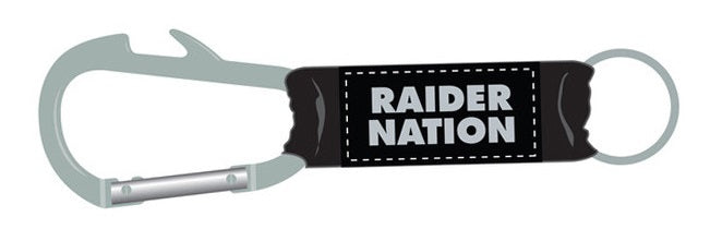 Las Vegas Raiders Nation Carabiner Key Chain