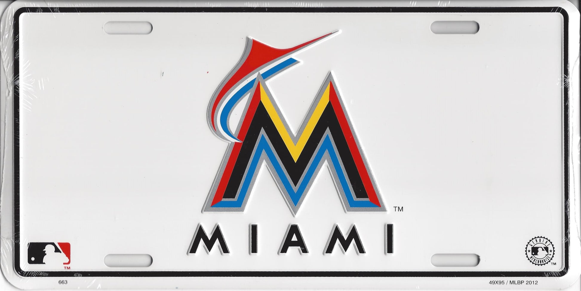 Miami Marlins License Plate