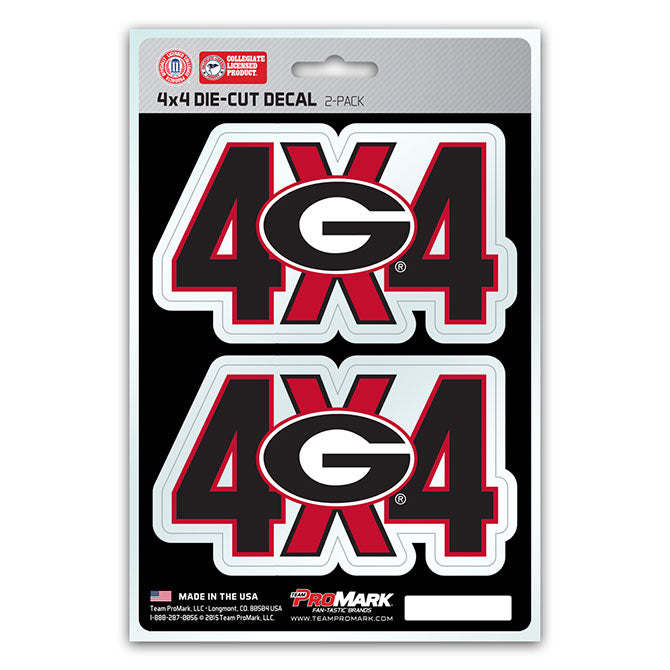 Georgia Bulldogs 4x4 Decal Pack