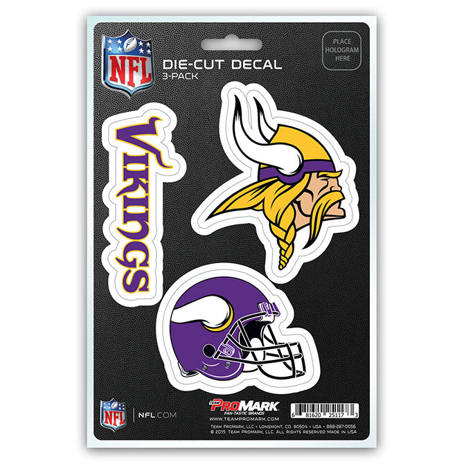 Minnesota Vikings Team Decal Set