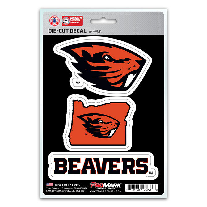 Oregon State Beavers Team Decal Set