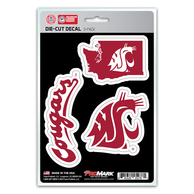 Washington State Cougars Team Decal Set