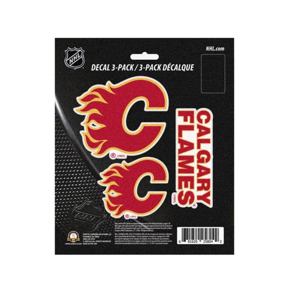 Calgary Flames Team Decal Set – Auto License Plates Frames