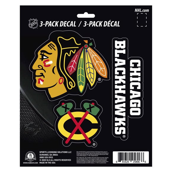 Chicago Blackhawks Team Decal Set