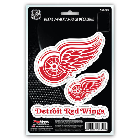 Detroit Red Wings Team Decal Set