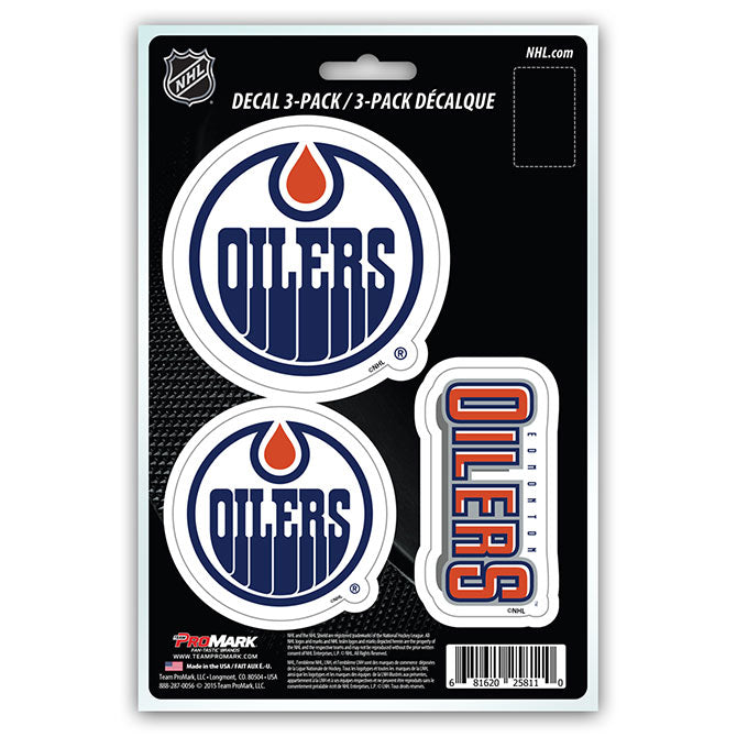 Edmonton Oilers Team Decal Set