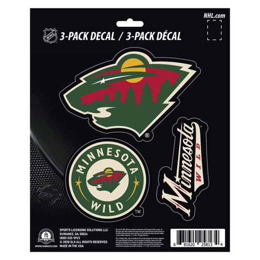 Minnesota Wild Team Decal Set